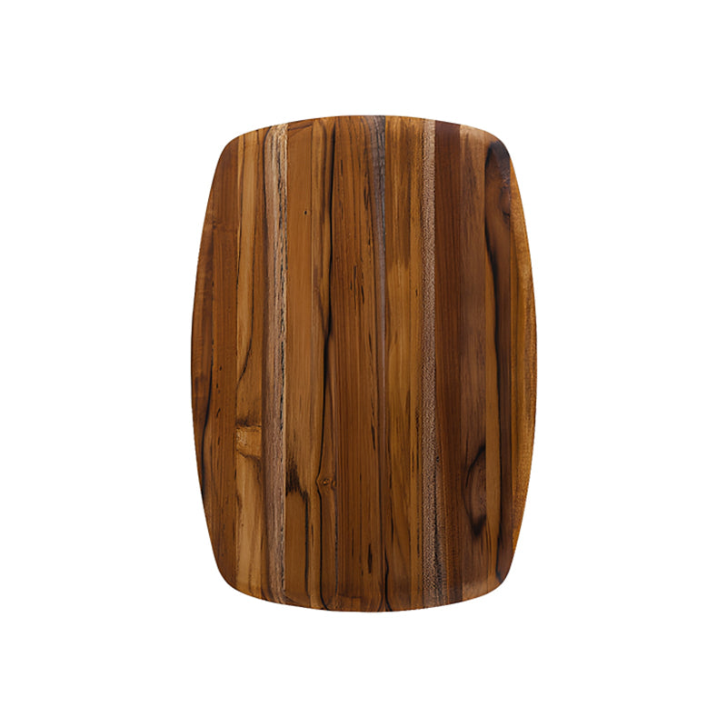 Rechteckiges Teakholz-Schneidebrett ELEGANT von TeakHaus, antibakteriell durch hohen Ölgehalt, Messerklingen-schonend. Online-Shop Home-and-Kitchen.de