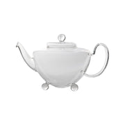Mundgeblasenes  Glas bei der META Teekanne von TeaLogic, verspielter, geschwungener Griff und Ausgießer, Deckel mit Glasknopf
Online-Shop Home-and-Kitchen.de