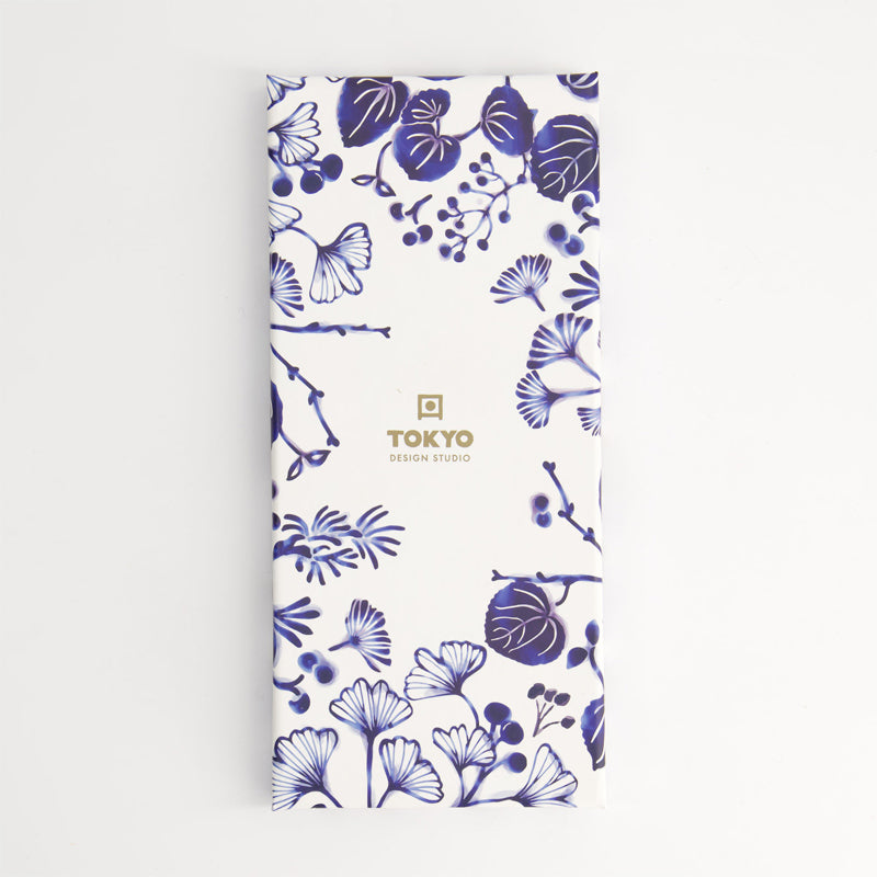 Deckel der Geschenkbox FLORA JAPONICA Essstäbchen / Chopsticks von Tokyo Design, mit floralen Ornamenten