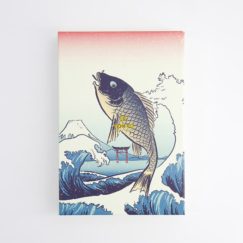 Deckel der Geschenkbox FISCH Essstäbchen / Chopsticks von Tokyo Design