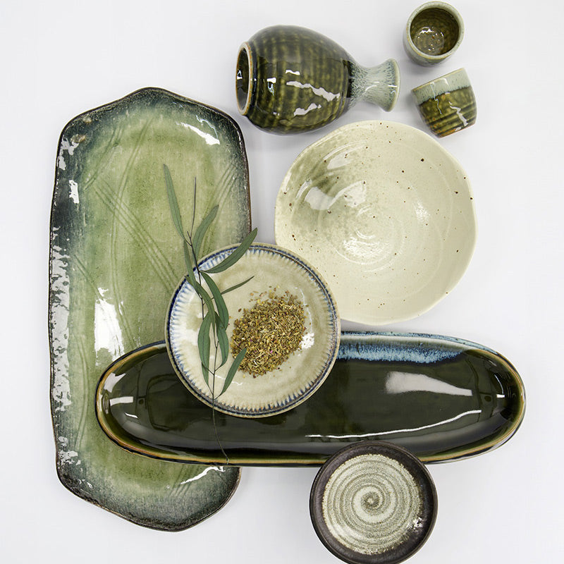 Kombiniere die GREEN ORIBE Schale von Tokyo Design mit anderen Artikeln aus der Kollektion.