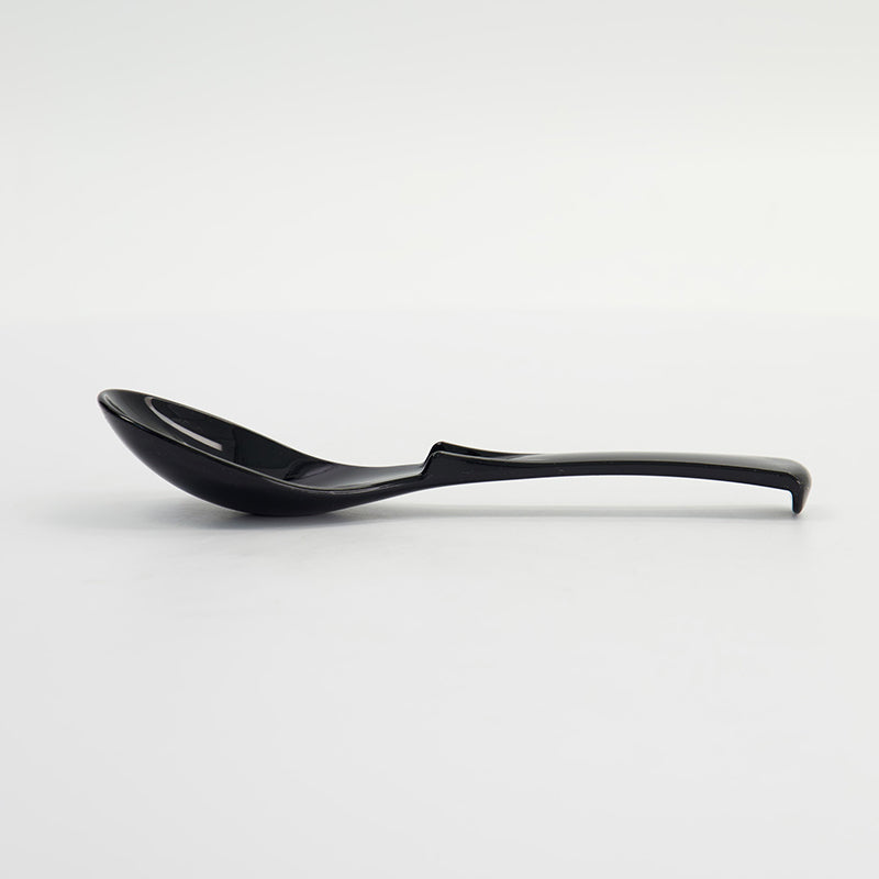 Schwarze Ramenlöffel von Tokyo Design, 2 Haken zum Einhängen am Tellerrand,
Online-Shop Home-and-Kitchen.de