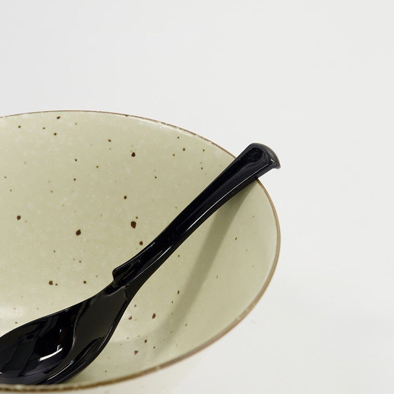 Schwarze Ramenlöffel von Tokyo Design, 2 Haken zum Einhängen am Tellerrand, lebensmittelgeeignetes Acryl, Größe: 17 cm
Online-Shop Home-and-Kitchen.de