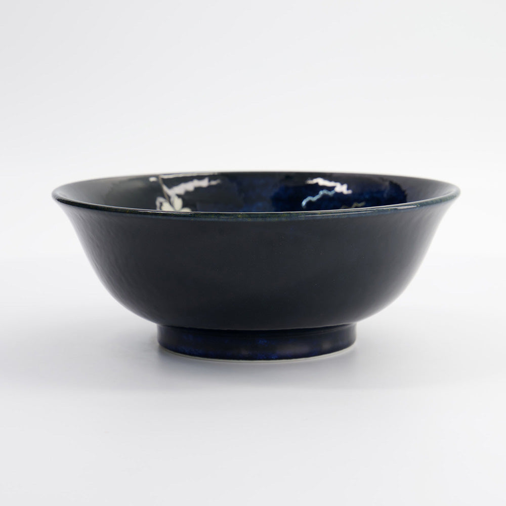 Außenansicht kobaltblaue Ramen-Schale COBALT BLUE SAKURA von Tokyo-Design, OnlineShop Home-and-Kitchen.de