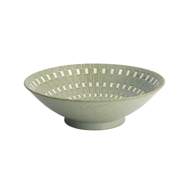 GREEN MAZE Mixed Bowl von Tokyo Design, Porzellan, grafisches Labyrinth (Maze), Grün, Beige
Höhe 7,8 cm, Durchmesser 21 cm / Volumen 1 Liter, Online-Shop Home-and-Kitchen.de
