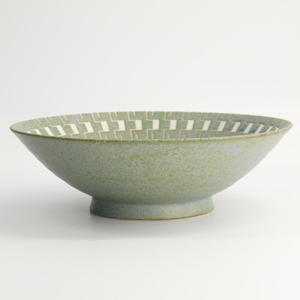 GREEN MAZE Mixed Bowl von Tokyo Design, Porzellan, grafisches Labyrinth (Maze), Grün, Beige
Höhe 7,8 cm, Durchmesser 21 cm / Volumen 1 Liter, Online-Shop Home-and-Kitchen.de
