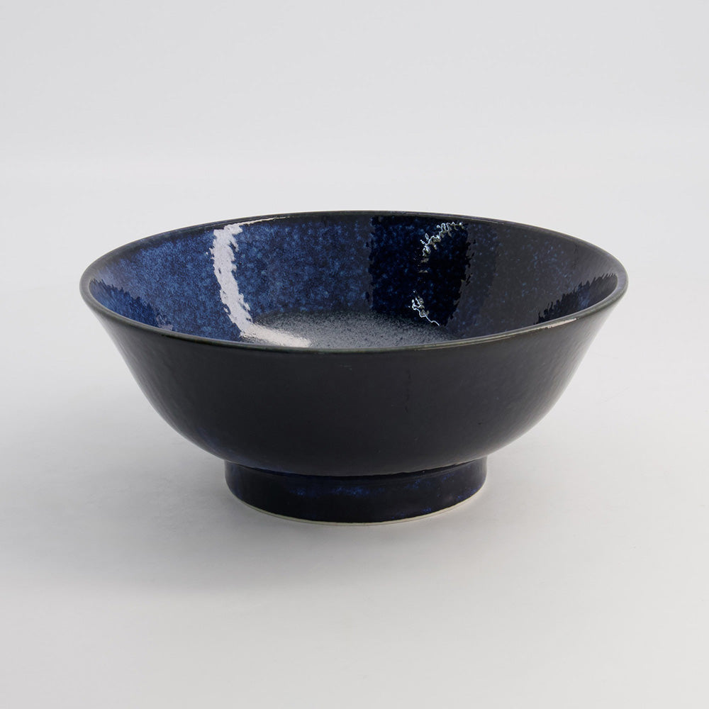 Von Tokyo-Design: IZAYOI Ramen-Schale, Steingut, Farben: Dunkelblau, Weiß, Höhe 8,5 cm, Durchmesser 21 cm / Volumen 1,3 L. Online-Shop Home-and-Kitchen.de