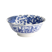 FROG Ramen-Schale von Tokyo Design
Porzellan mit floralen Zeichnungen und Fröschen, Blau, Weiß,
Höhe 8,7 cm, Durchmesser 21 cm / Volumen 1,3 Liter, Online-Shop Home-and-Kitchen.de