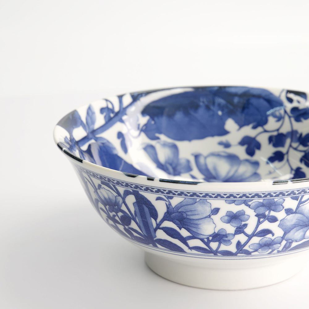 Ramen-Schale FROG von Tokyo Design
Porzellan mit floralen Zeichnungen und Fröschen, Blau, Weiß,
Höhe 8,7 cm, Durchmesser 21 cm / Volumen 1,3 Liter, Online-Shop Home-and-Kitchen.de