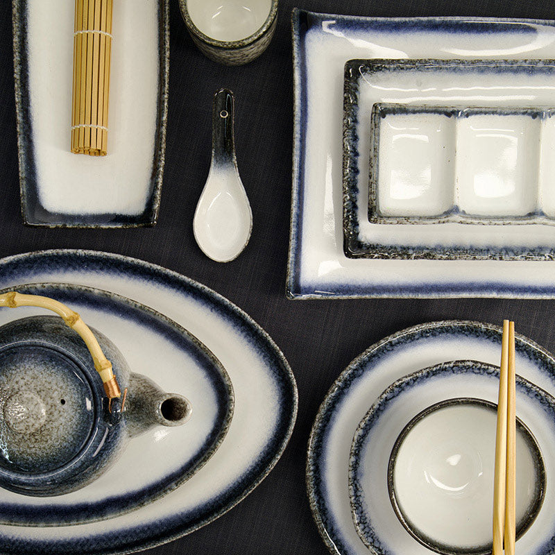 Kombiniere die Schale TAJIMI von Tokyo Design mit anderem Geschirr aus der gleichen Kollektion