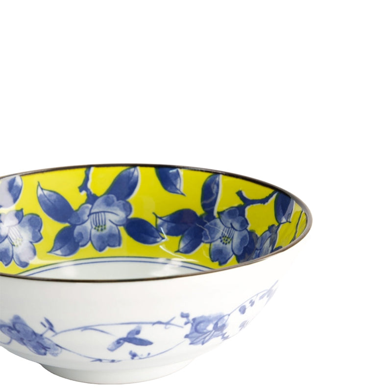 Kamelien am Rand der TSUBAKI Ramen-Schale von Tokyo Design, Online-Shop Home-and-Kitchen.de
