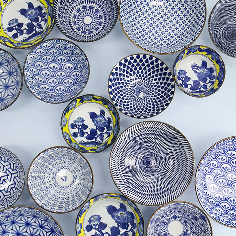 Viele Ramen-Schalen von Tokyo-Design sind miteinander kombinierbar. Einige davon gibt es im Online-Shop Home-and-Kitchen.de