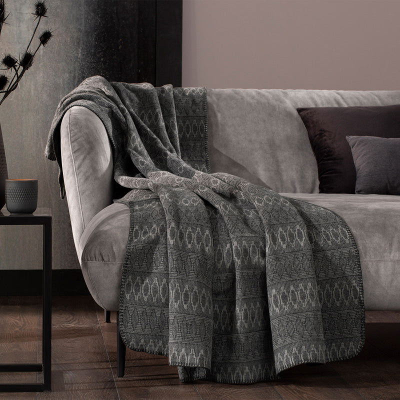 MALINDI Decke von Villeroy & Boch
mit Muster-Mix, Farbe: Graphit, Grau, Beige, hergestellt in  Deutschland, 
