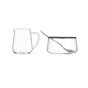 CLASSIC 4-teiliges Milch-& Zucker-Set von Viva Scandinavia, klar, mit 
Korkdeckel und Edelstahl-Zuckerlöffel 
Online-Shop Home-and-Kitchen.de