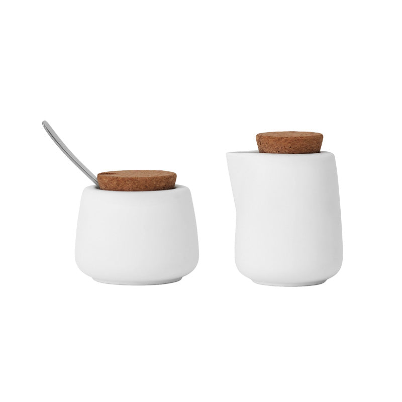 Korkdeckel auf Milch- und Zucker-Set NICOLA von Viva Scandinavia.   Online-Shop Home-and-Kitchen.de
