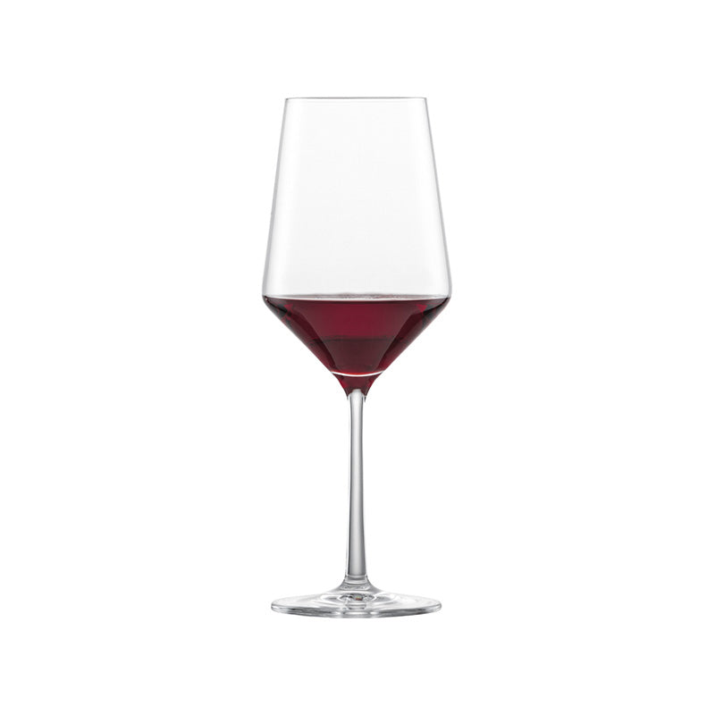Aus Tritan®-Kristallglas hergestellt: Cabernet-Rotweinglas PURE von Zwiesel Glas, 2-er Set, Höhe 16,5 cm, Ø 8 cm / Volumen 542 ml