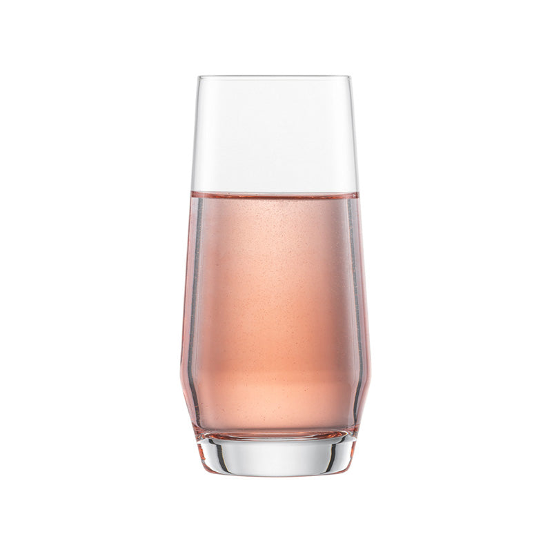 Hergestellt in Deutschland: Longdrinkglas / Hohes Wasserglas PURE von Zwiesel Glas, 4er-Set, Höhe 16,5 cm, Ø 8 cm / Volumen 542 ml