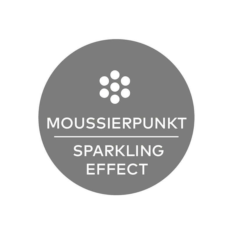 Logo für Sektgläser (Moussierpunkt / Sparkling, Effect)